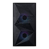 Корпус Prologix E113 Tempered Glass&Mesh Black, фото 6