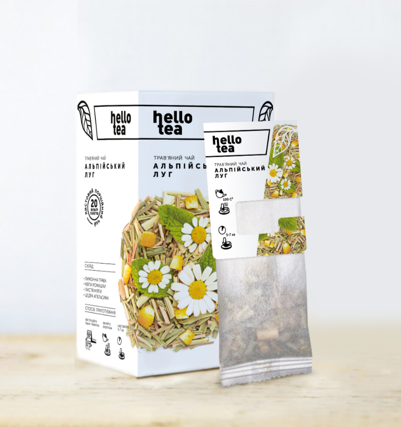 Чай Hello Tea "Альпійський луг" (уп/20пак)