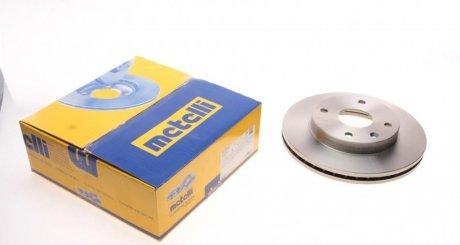 Диск переднього гальма Лачетті 1.6/1.8 Metelli (вентильований) комплект 2 штуки