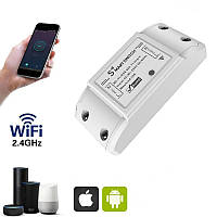 Wifi реле для розумного будинку Wi-Fi Smart Switch 10А, розумний вай фай вимикач, смарт вимикач