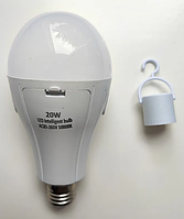 Світлодіодна лампочка LED bulb з акумулятором / Акумуляторна аварійна лампочка в патрон