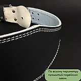 Пояс атлетичний, пояс для силових тренувань, пояс штангіста для присідання, ремень пауерліфтинг 15024 М, фото 5