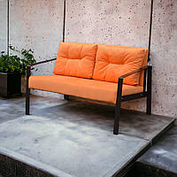Розбірний диван з металу в стилі ЛОФТ ( помаранчевий )