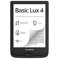 Електронна книга PocketBook 618 Basic Lux 4 Ink Black (PB618-P-CIS)