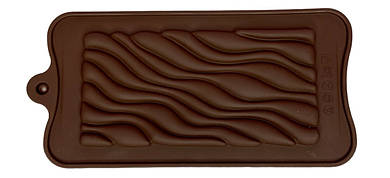 Форма силіконова Плитка шоколаду Хвиля