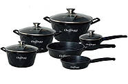 Набір Посуду Cheffinger CF-DIAC 12  Black 10 предметів з рукавичками для випікання, фото 3