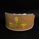 Пояс для пауерліфтингу, пояс для важкої атлетики, пояс для станової тяги 160025  L, фото 2