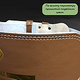 Тяжкоатлетичний пояс для спини, ремінь для присіду, пояс для залу, спортивний пояс для попереку (16025) М, фото 3