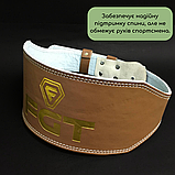 Пояс для пауерліфтингу, пояс для важкої атлетики, пояс для станової тяги 160025  L, фото 3