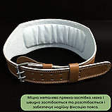 Тяжкоатлетичний пояс для спини, ремінь для присіду, пояс для залу, спортивний пояс для попереку (16025) М, фото 6