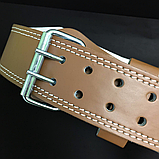 Тяжкоатлетичний пояс для спини, ремінь для присіду, пояс для залу, спортивний пояс для попереку (16025) М, фото 8