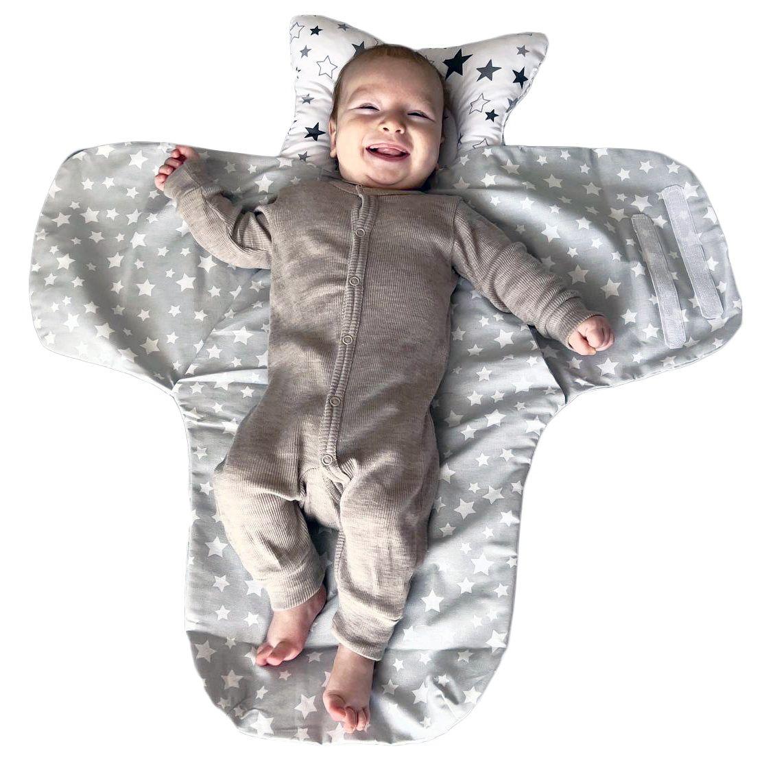 Кокон для сповивання 52*30 для новонароджених від 0-3 міс БЯЗЬ арт.8951 Лежень,Україна, фото 1