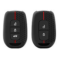 Силиконовый чехол для автоключа для Renault Рено ключа на 2 або 3 кнопки
