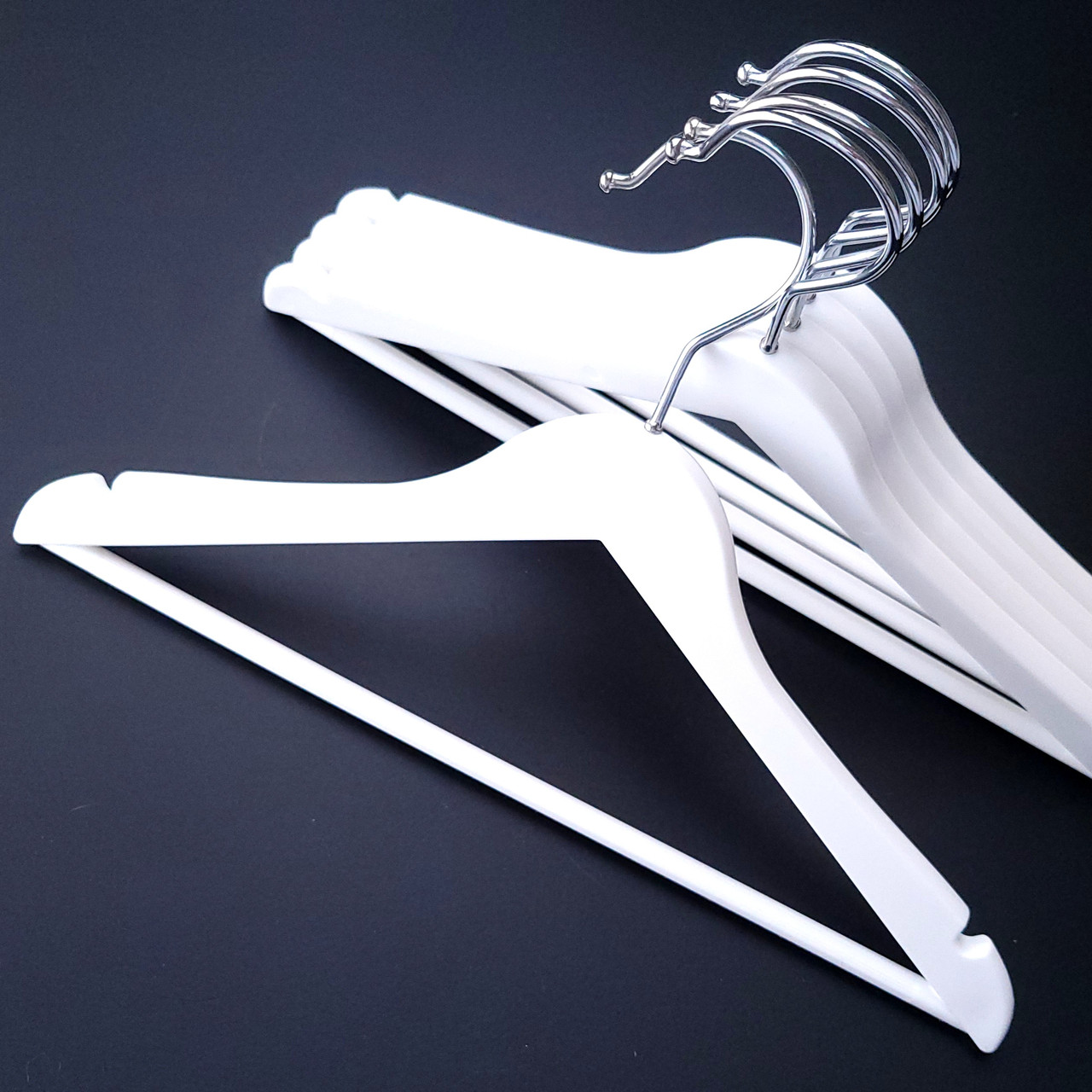 Плічка вішалки для дитячого одягу костюмні з протиковзаючою перекладиною, 32 см, фото 1