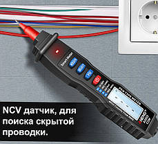 Мультиметр-ручка, ANENG А3003. Универсальный мультиметр с функцией бесконтактного определения напряжения, фото 4