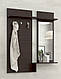 Настінна вішалка з дзеркалом для верхнього одягу в передпокій, коридор 90 см Брайт 900, фото 8