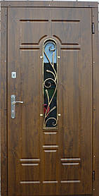 Двері вхідні зі склопакетом і ковзкою