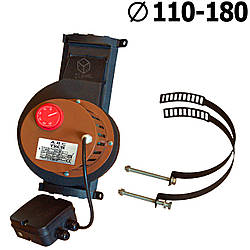 Накладний інжекційний димосос під круглу трубу 110-180 мм ДІ-2 Димосос від виробника Двигун WT 150/20