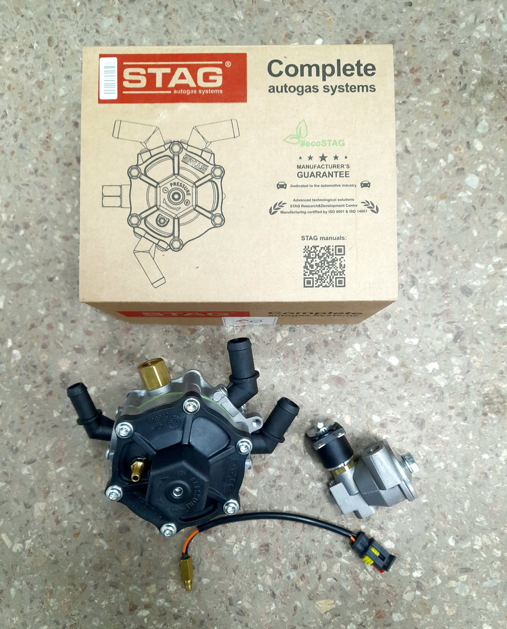 Редуктор гбо 4 поколения Stag r02 до 150 л.с. с клапаном газа и ...