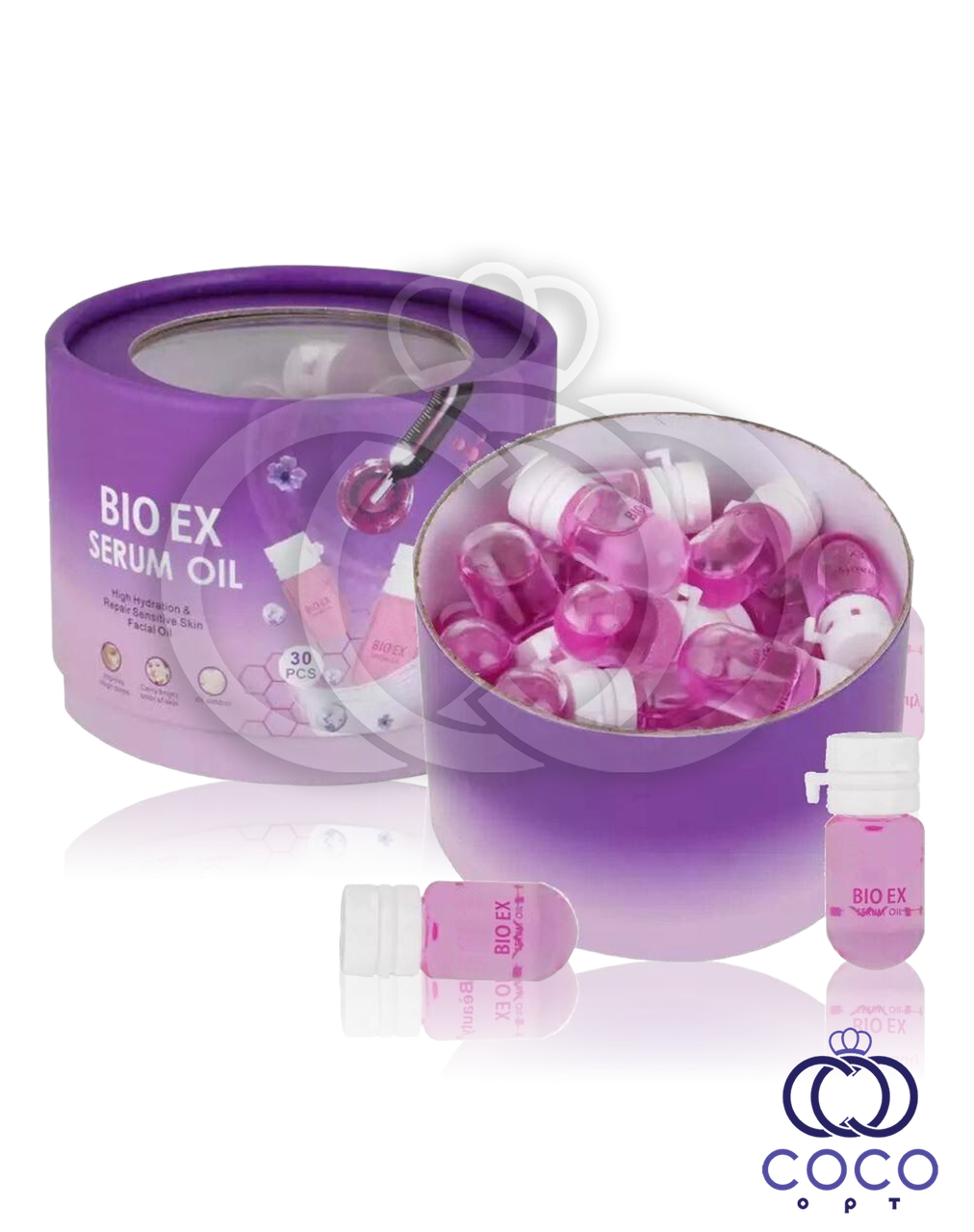 Сироватка для обличчя з пептидами в капсулах Bio Ex Serum Oil 30*2 ml, фото 1