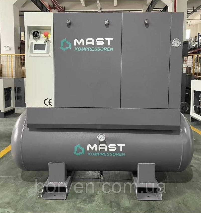 Гвинтовий компресор Mast LZN-10 COMBO inverter (Осушувач + ресивер 500 л) 960 л/хв