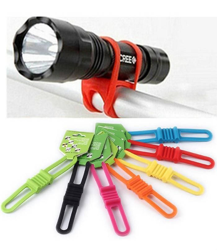 

Велосипедное силиконовое универсальное крепление на руль "силиконка"