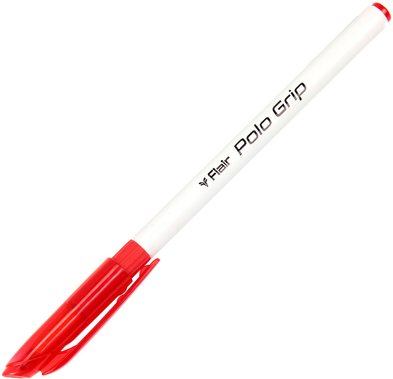 

Ручка кульк. "Flair" №1310 Polo Grip 1мм червона з гум. грипом(50)