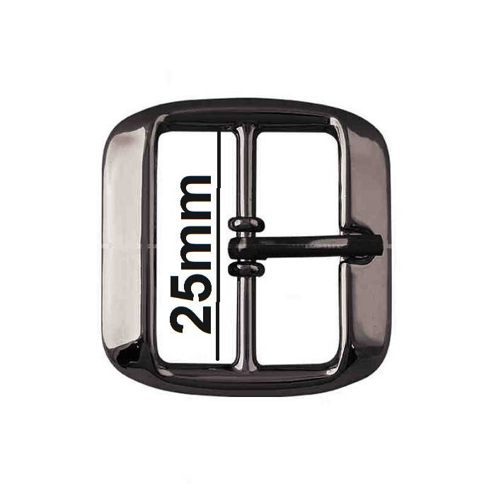 

Пряжка темный никель 25 мм