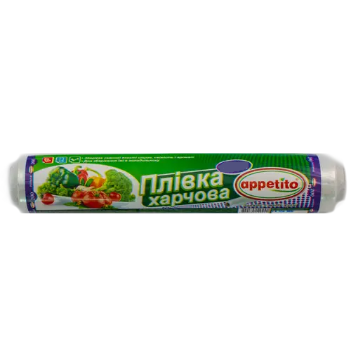 

Пленка пищевая РЕ 50м × 30см. 8 мкм. Appetito