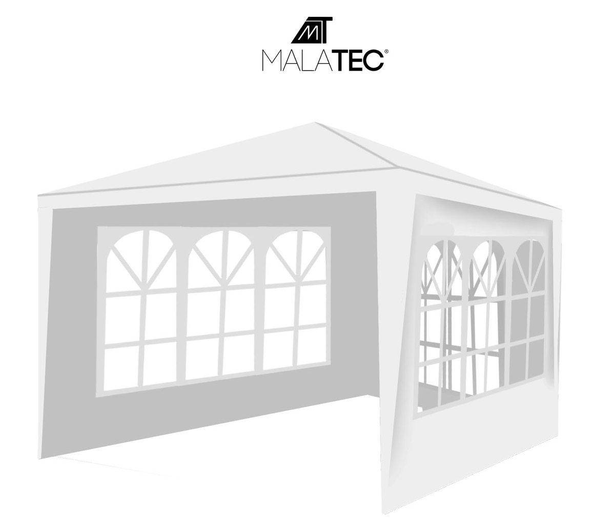 

Садовый павильон Malatec 3х3 м 3 стенки Белый