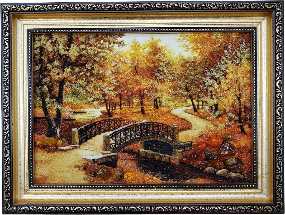 

Картина из янтаря "Романтический мостик" (27 x 36 см) BK0019