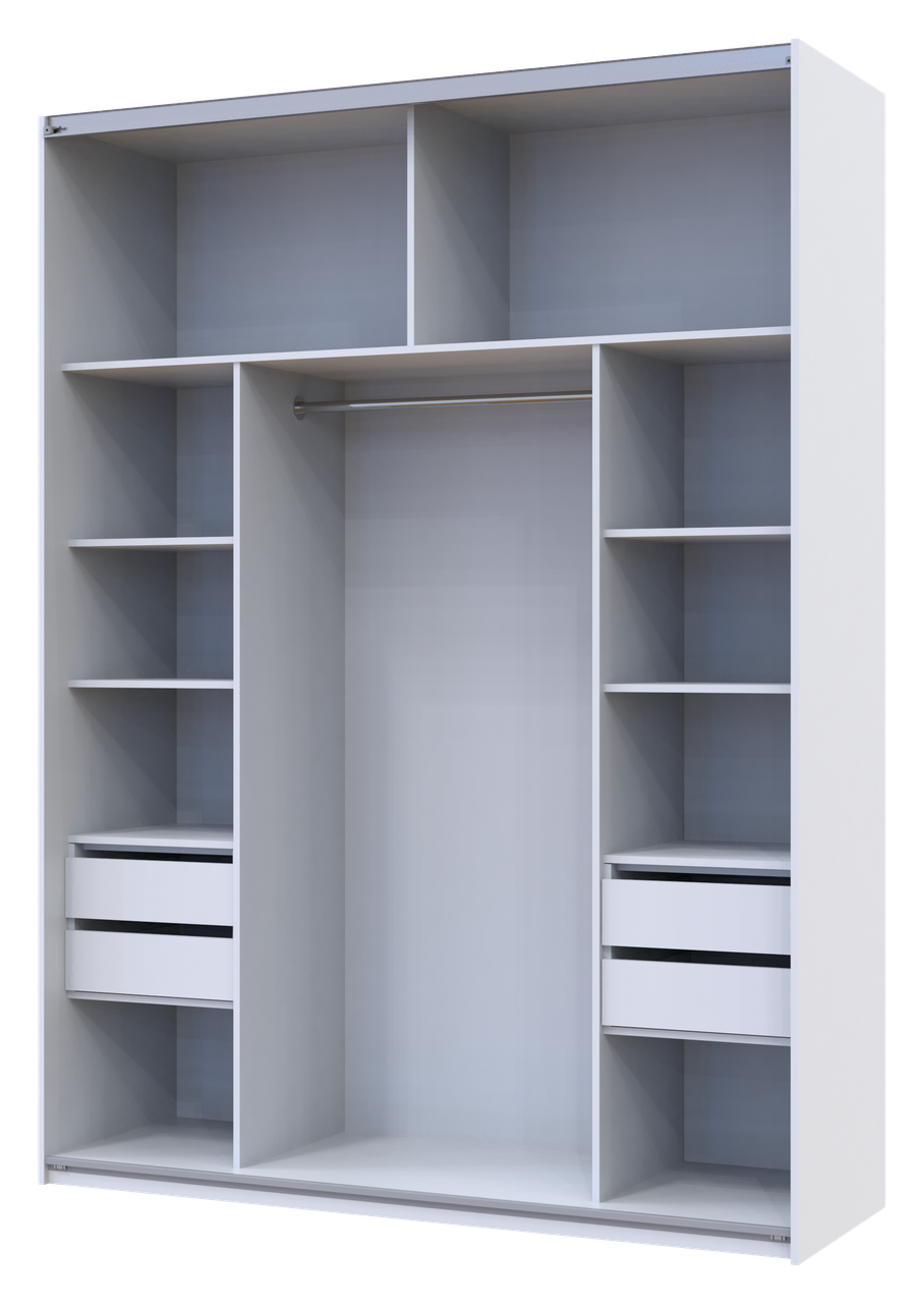 Блок шухляд для шафи купе Doros G-Caiser Білий 44,8х42х33,6 (80736208) 3