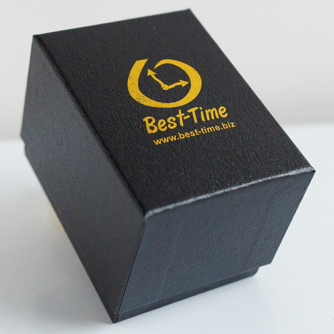 Чоловіча подарункова картонна коробочка для наручного годинника