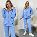 Теплий жіночий повсякденний костюм із капюшоном Розміри: 42-44, 46-48, 50-52, фото 2