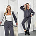 Теплий жіночий повсякденний костюм із капюшоном Розміри: 42-44, 46-48, 50-52, фото 6