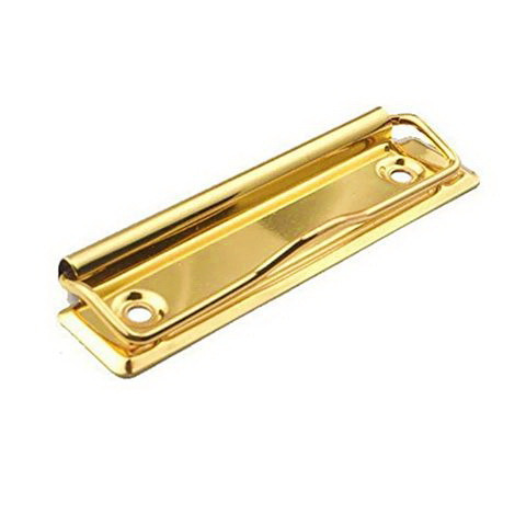 Затискач для паперу (61002) золото, фото 1