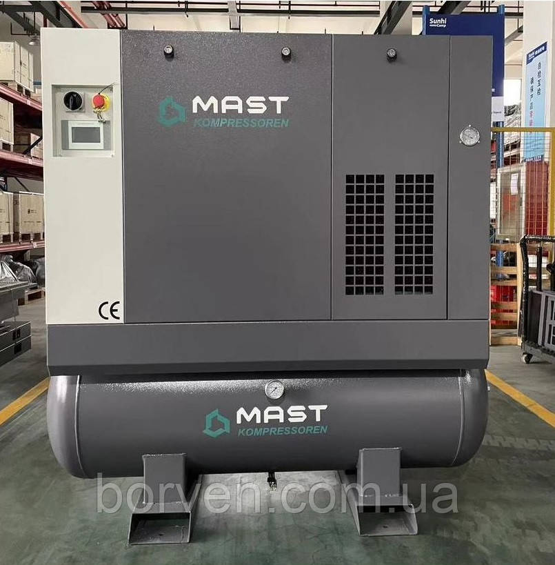 Гвинтовий компресор Mast LZN-20 COMBO inverter (Осушувач + ресивер 500 л) 2200 л/хв