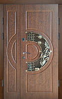 Вхідні двері з ковкою і склом 1200-860-960x2050 мм, Праві і ліві -01