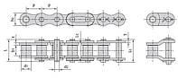 Цепь ПР-31.75-9500 ISO 20B-1