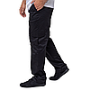 Штани кухаря чоловічі Arviko Карго стрейчеві 5 кишень чорні, фото 2