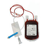 Одинарні контейнери для 450 мл крові з розчином ЦФДА-1 з портом для пробірок