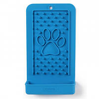 Вертикальний силіконовий килимок Dexas Snack&Distract-V для ласощів та під час стресу для собак та котів блакитний (PW8512194)