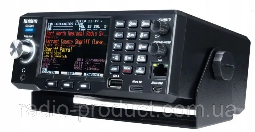 Uniden SDS-200-E — Сканер 25-1300 МГц