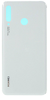 Задняя крышка Huawei P30 Lite (MAR-L21)/Nova 4e, белая, Pearl White, оригинал