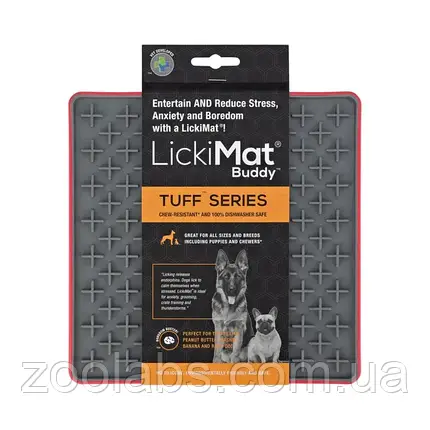 Килимок для повільного харчування для собак | Licki Mat Dog Buddy Tuf, фото 1