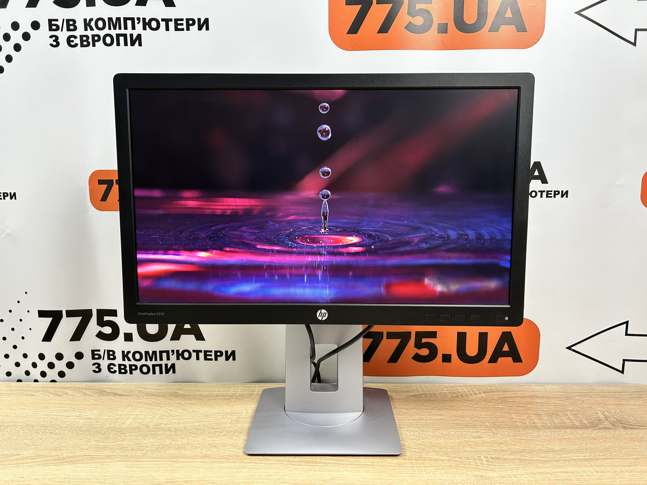 Монітор 23" HP EliteDisplay E232 IPS WLED 1920x1080 (16:9), гарантія 12 міс!