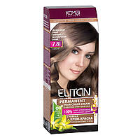 Стійка крем-фарба для волосся «Elitan» 7.81 Сяючий перламутрово-русявий
