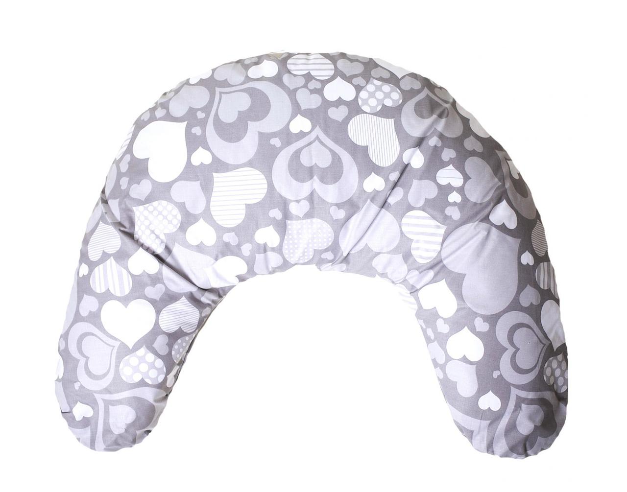 Подушка Для годування" з наповнювачем холлофайбер з Бязі 130*35 см Лежень,Україна, фото 1