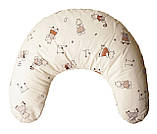 Подушка Для годування" з наповнювачем холлофайбер з Бязі 130*35 см Лежень,Україна, фото 9