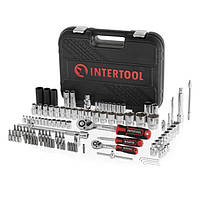Набір інструментів INTERTOOL ET-8111, 1/2 "& 1/4" 111 од., Cr-V, у кейсі, фото 7
